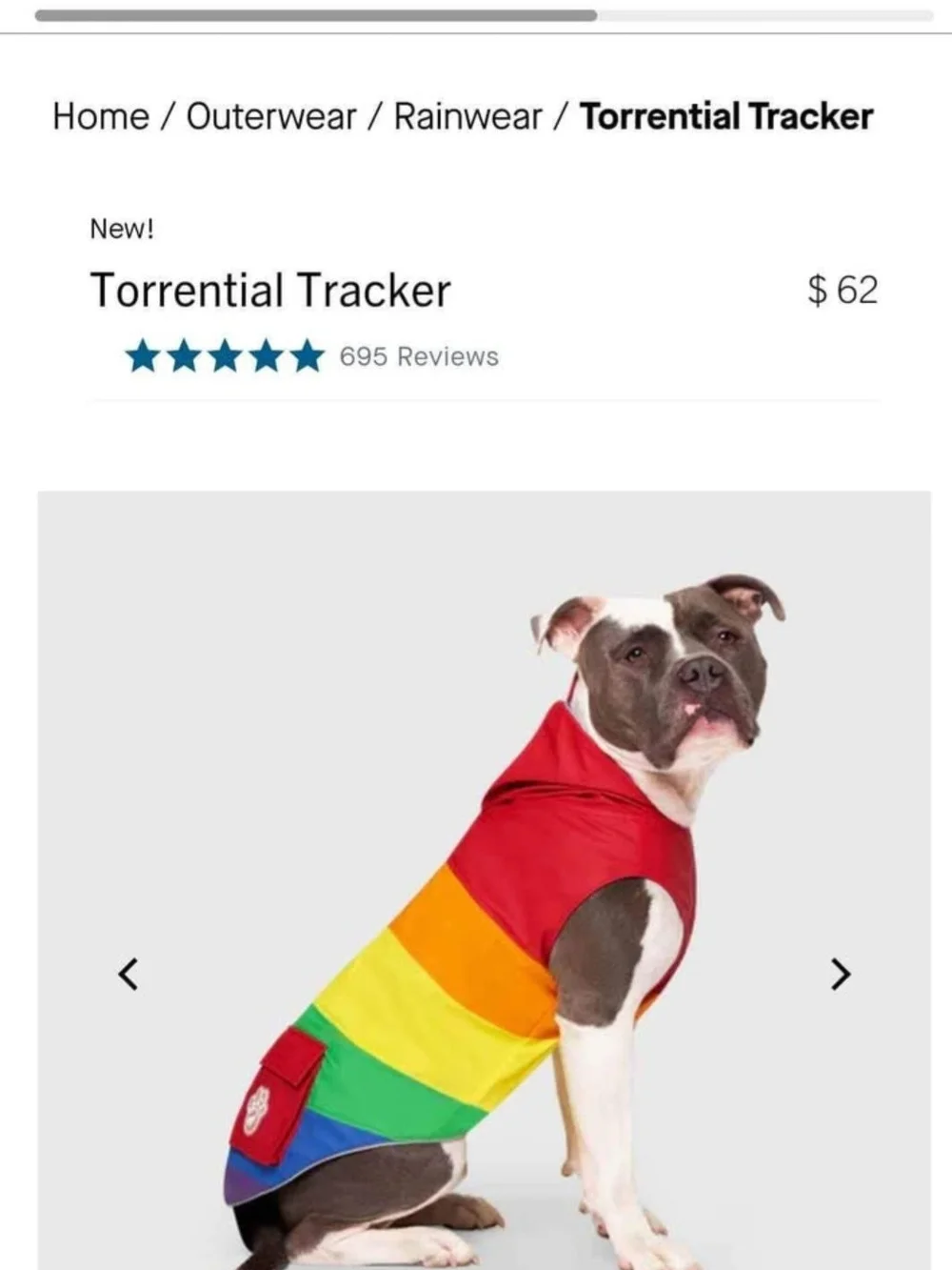 Canada Pooch Raincoat With hood